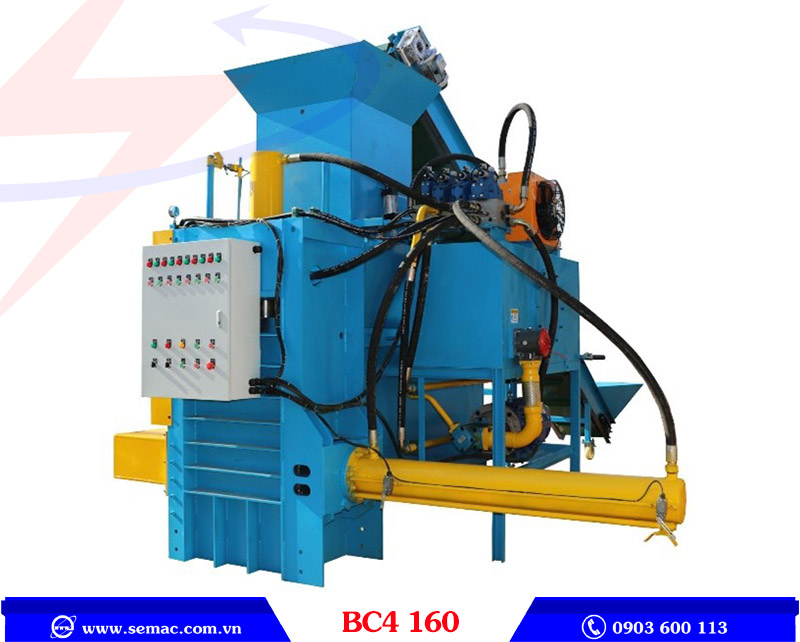 Máy ép khối mùn cưa dăm bào BC4 160 | SEMAC