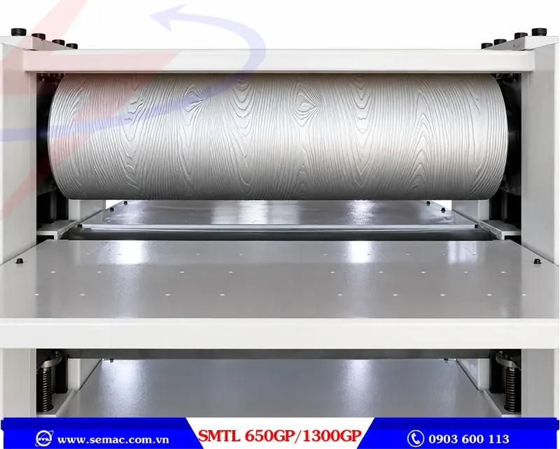 MÁY DẬP VÂN GỖ 1 MẶT - SMTL 650GP/SMTL 1300GP 4 Trục cán vân máy dập vân gỗ 1 mặt | SEMAC