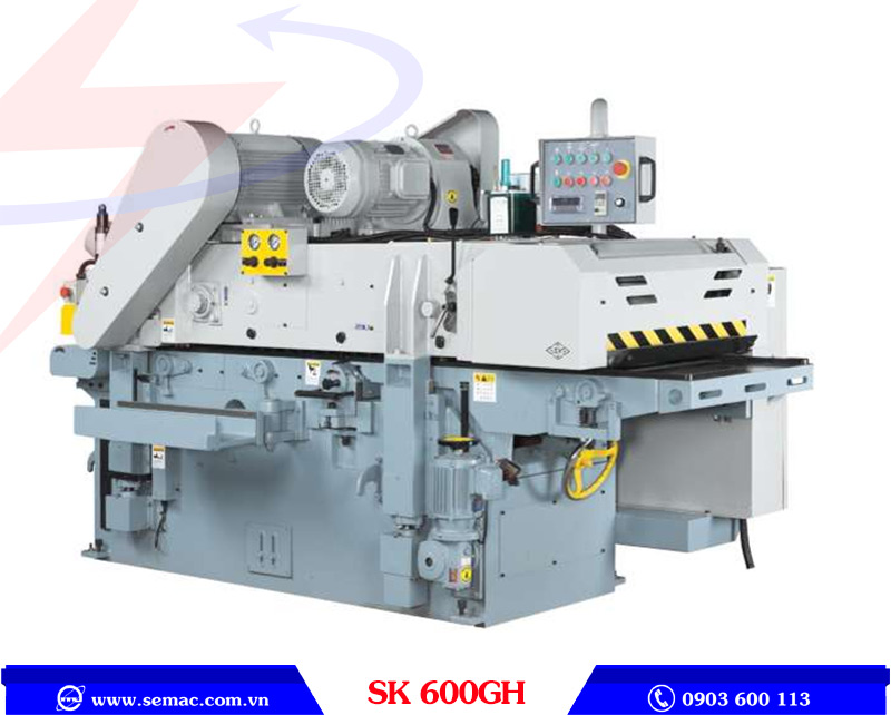 Máy bào gỗ 2 mặt 600mm Đài Loan SK 600GH | SEMAC