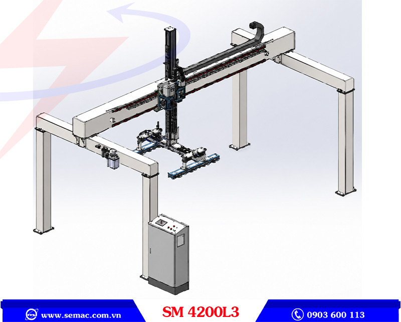 Máy gắp ván tự động 3 vị trí SM4200L3 | SEMAC